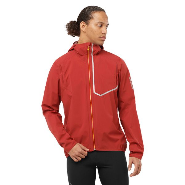 Куртка Salomon Bonatti Trail Waterproof Running, красный
