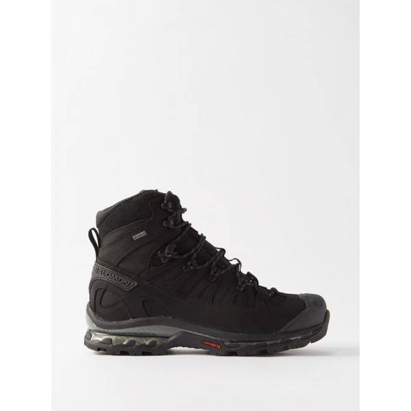 Ботинки quest gtx advanced из сетки и нубука Salomon, черный
